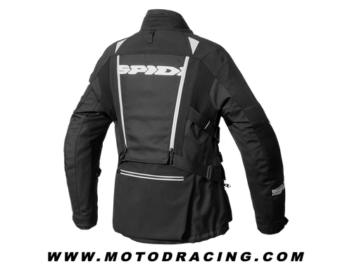 Spidi All Road Adv Motorcycle Jacket Black rear